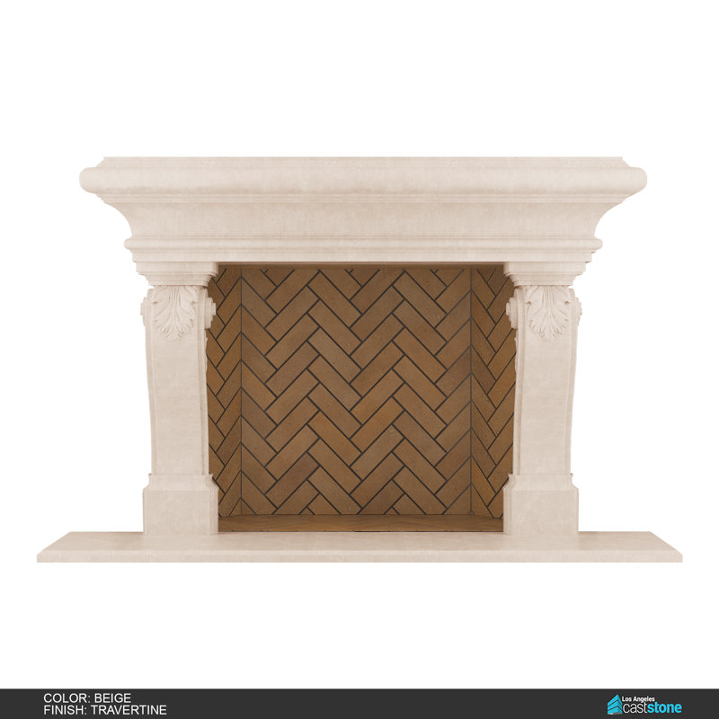 Los Angeles Cast Stone Adana Fireplace Surround Wayfair
